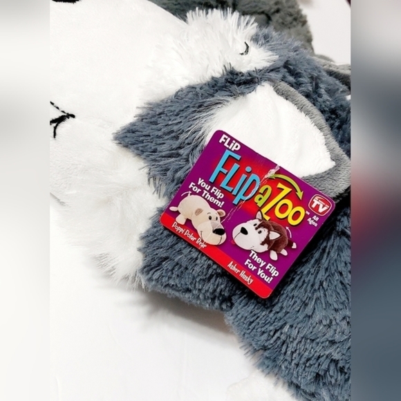 Large Flip A Zoo and Matching Slippers Child Large - Picture 4 of 5